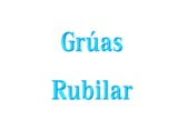 Grúas Rubilar