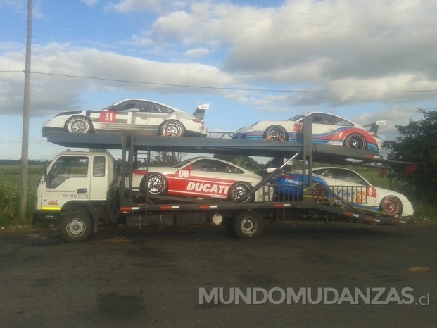 Traslado Porsche GT3 Cup, Santiago Temuco Santiago.