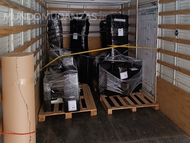 Transporte de pallets para empresa 