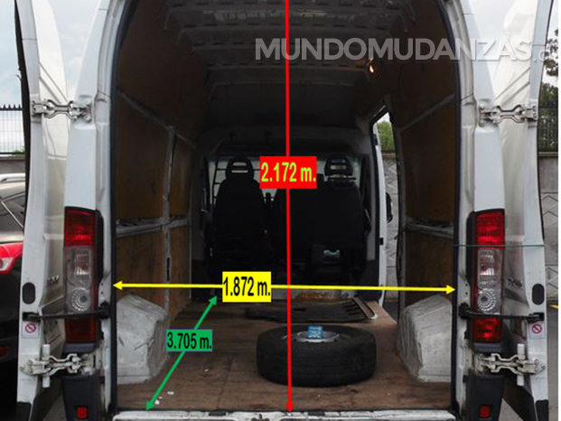 Espacio de carga Peugeot boxer